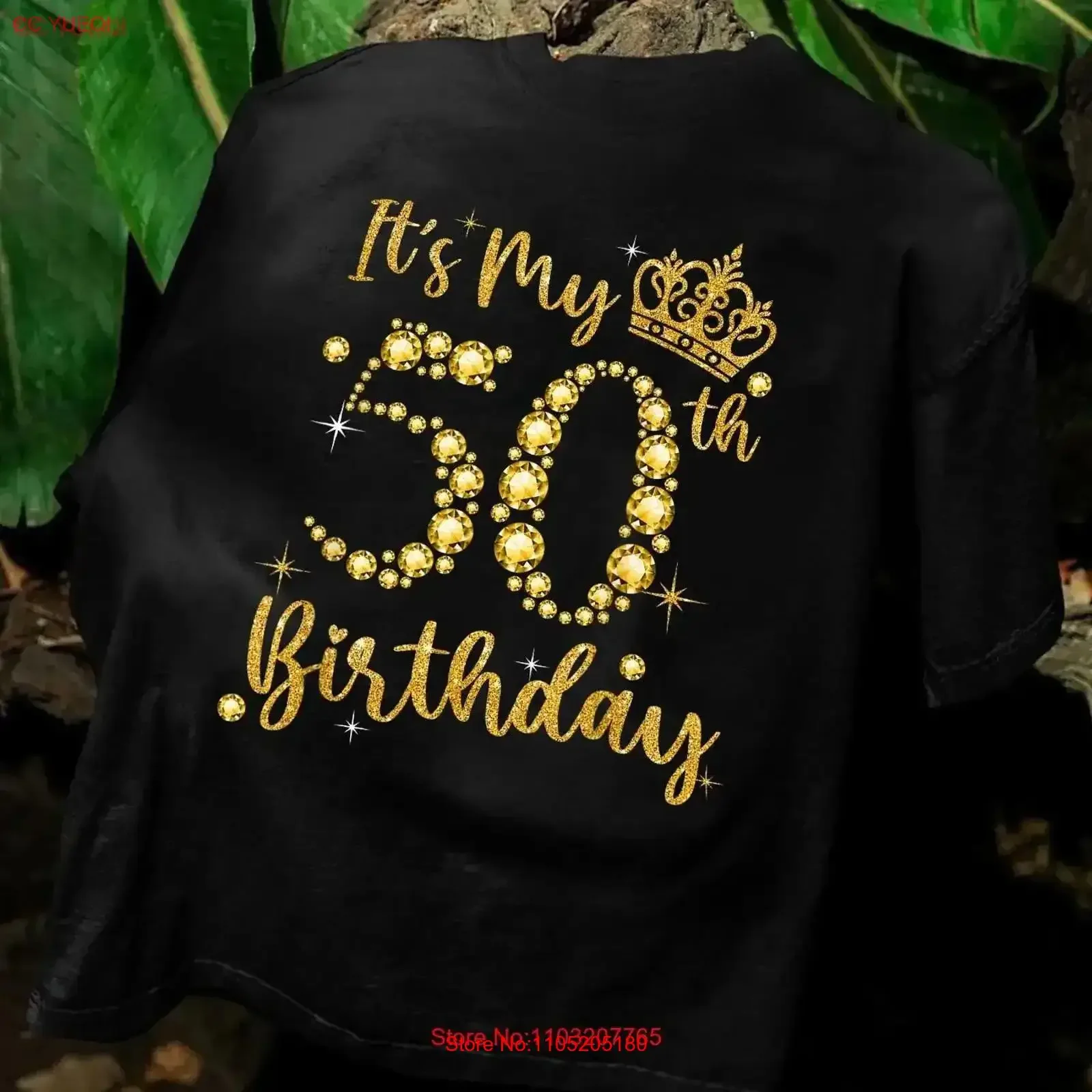 50th Birthday Queen T Shirt Diamond Crown Women s Party vintage Washed Soft Versatile Stretched streetwear graphic vintage