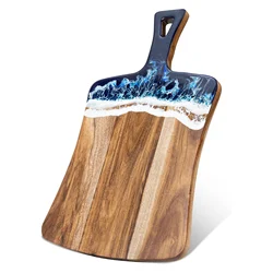Wood Resin Cutting Board with Handle 14