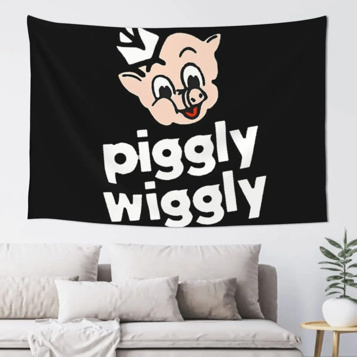 

Piggly Wiggly Tapestry Room Decoration Aesthetic Wall Mural Home Decorators Carpet Wall Tapestry