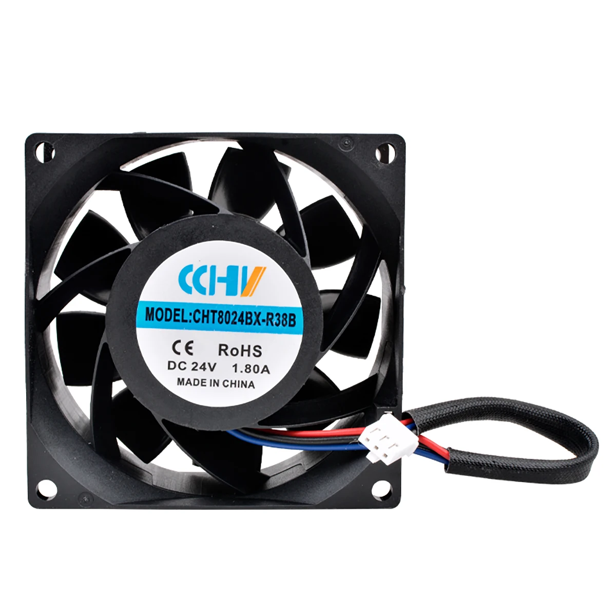 

CHT8024BX-R38B 24 В 1,80 А 8038 инверторный шкаф с высоким расходом воздуха охлаждающий вентилятор