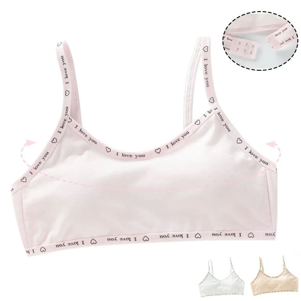 

1/3Pcs Breathable Cotton Training Bras Elastic Underwear Children Tube Tops Developmental Bras for Teeange Toddler Girls