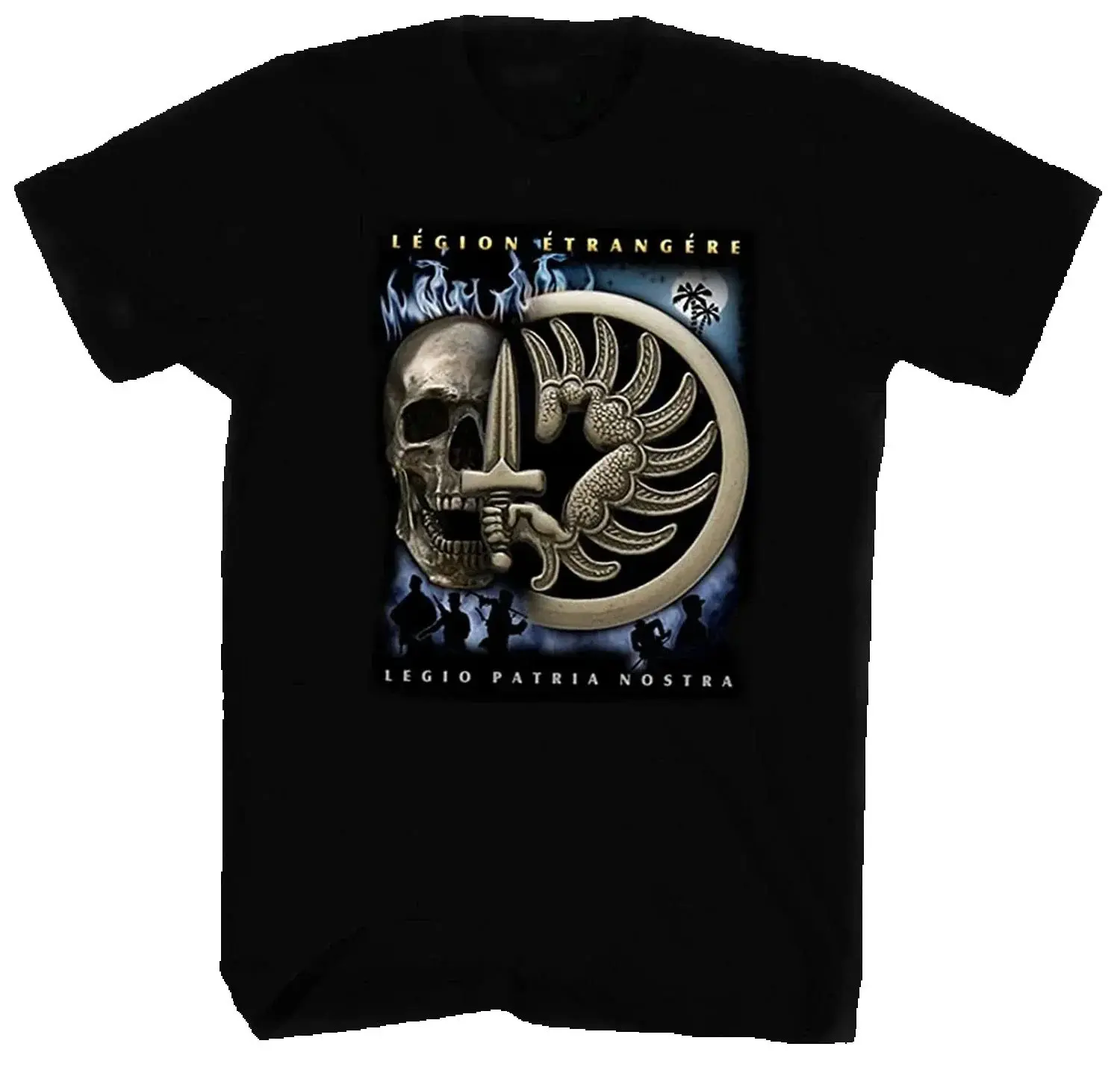 Legio Patria Nostra French Foreign Legion T-Shirt 100% Cotton O-Neck Summer Short Sleeve Casual Mens T-shirt Size S-3XL