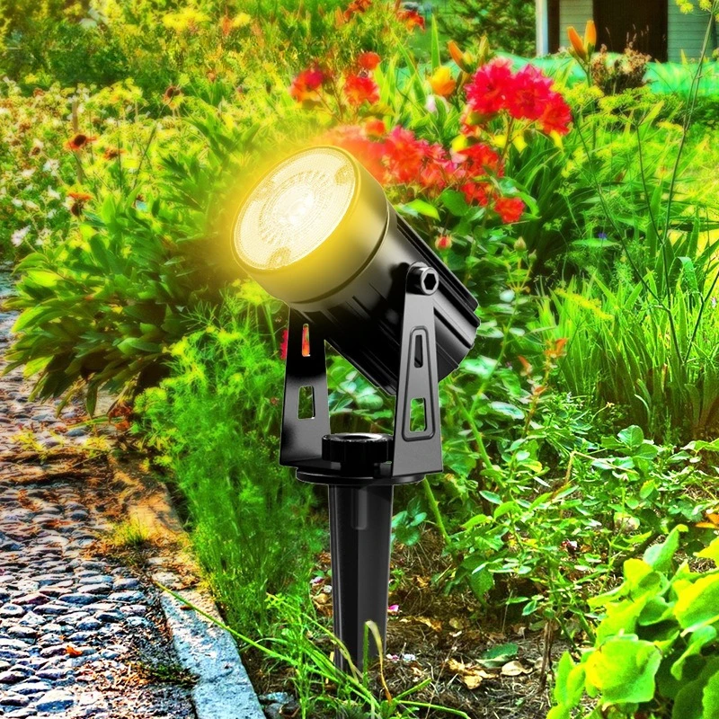 Solar Spotlights Outdoor LED Landscape Light Waterproof Solar Powered Wall Lights Auto ON/Off Garden, Yard, Pathway Lighting