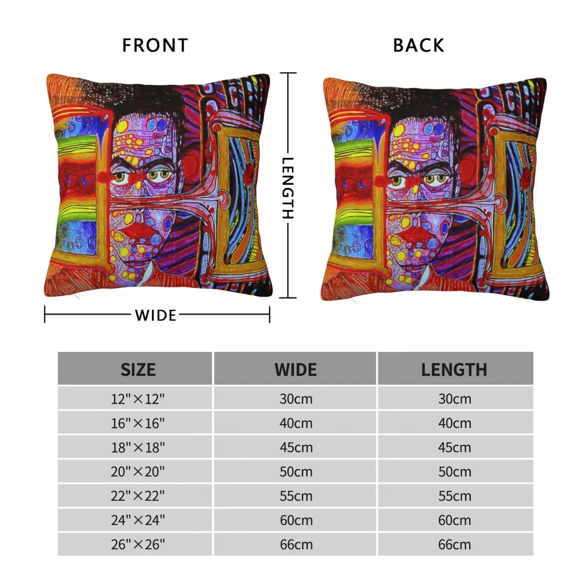 Hundertwasser End Of The Night Square Pillowcase Polyester Linen Velvet Printed Decor Pillow Case Car Cushion Cover Wholesale