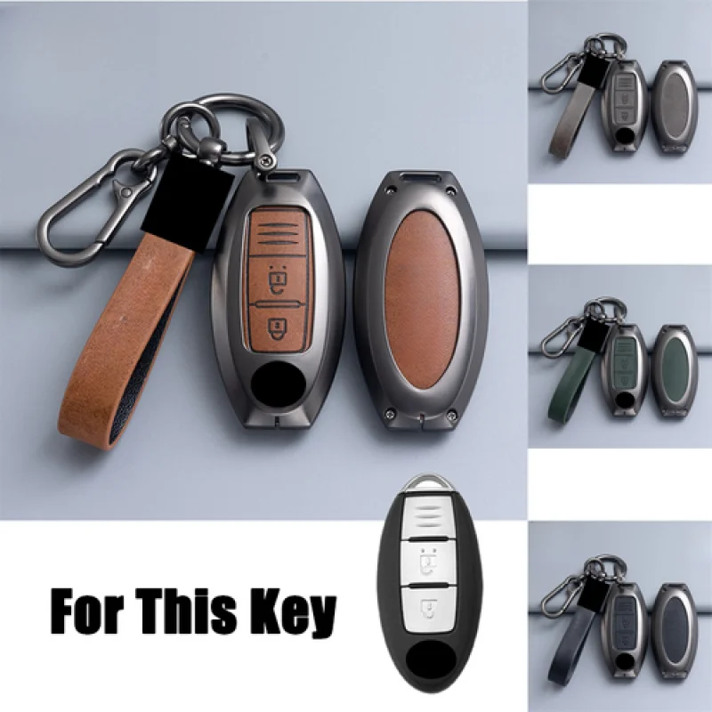 

Кожаный брелок из сплава A + для Nissan Qashqai Murano Pulsar March 370Z