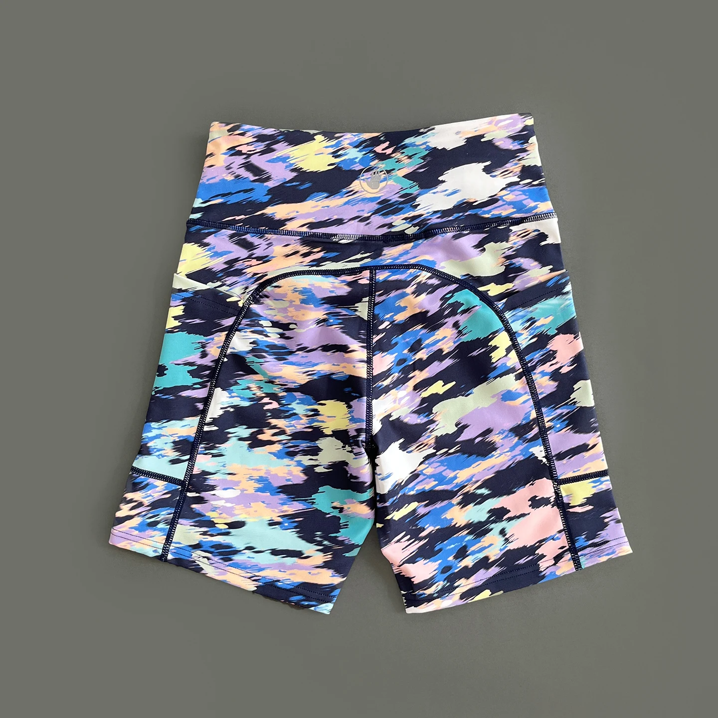 

Women’s High-Waist Textured Booty-Lift 5” Yoga Shorts Quick-Dry Tummy-Control Gym Running Summer Tight