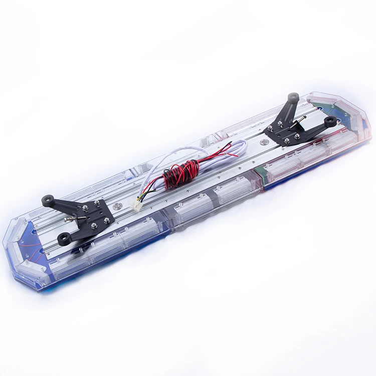 DC12V سقف علوي سيارة إسعاف أزرق تحذير ضوء بار أضواء تحذير السيارة مع إنذار