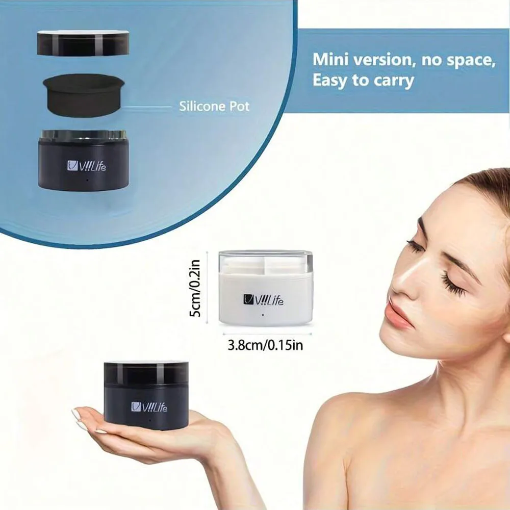 مجموعة شمع الأنف الصغيرة للرجال والنساء الكهربائية الأنف الأذن الحاجب منطقة صغيرة إزالة الشعر 50 جرام الشمع 10 قضيب سيليكون 1 أطباق