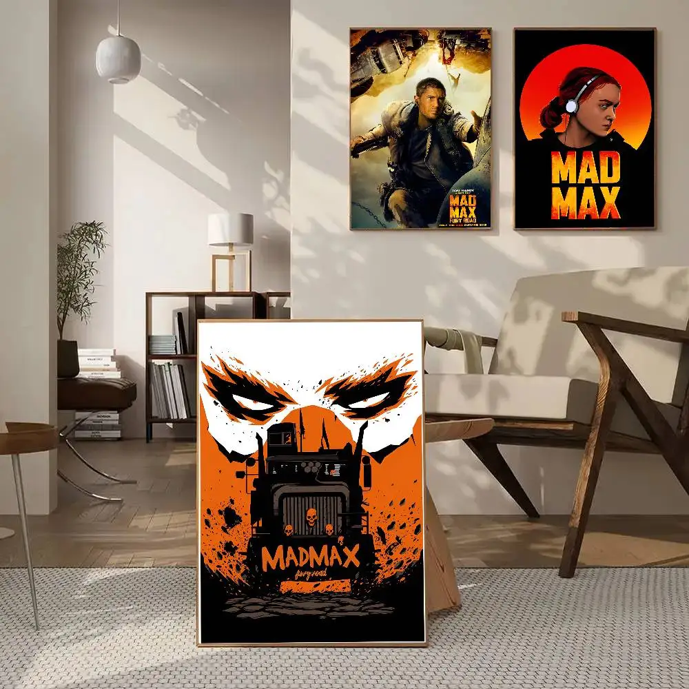 1pc Mad Max Poster Sticker Print Waterproof Wall Art For Living Room Bedroom Home Decor view 4