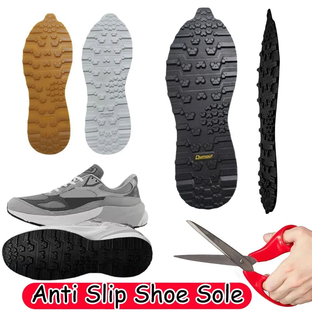 Full Sole Protector Sole Repair Materials Rubber Shoe Soles Wear-resistant Foot Pads Anti Slip Sole Stickers Shoe Accessories