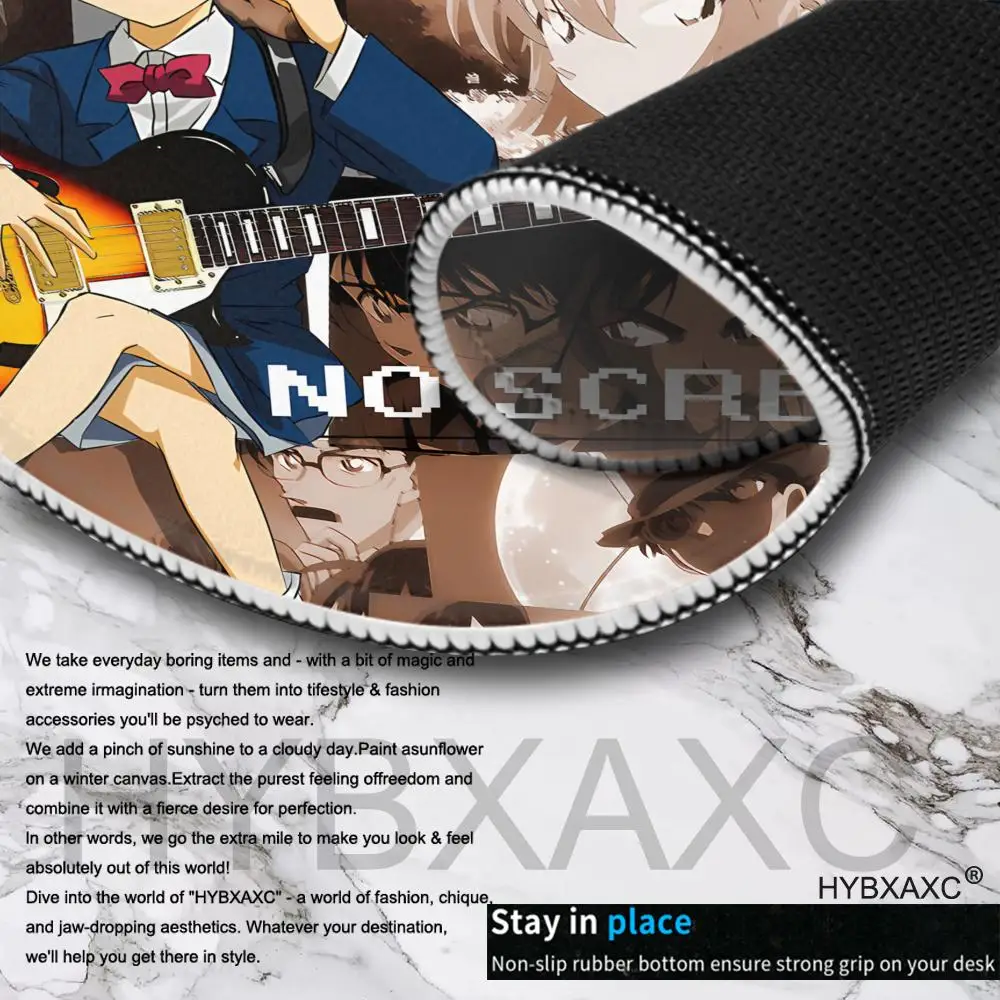 Meitantei Konan Animation Beautiful patternsOffice Computer Desk Mat Table small Mouse Pad Laptop Cushion Nonslip Decor