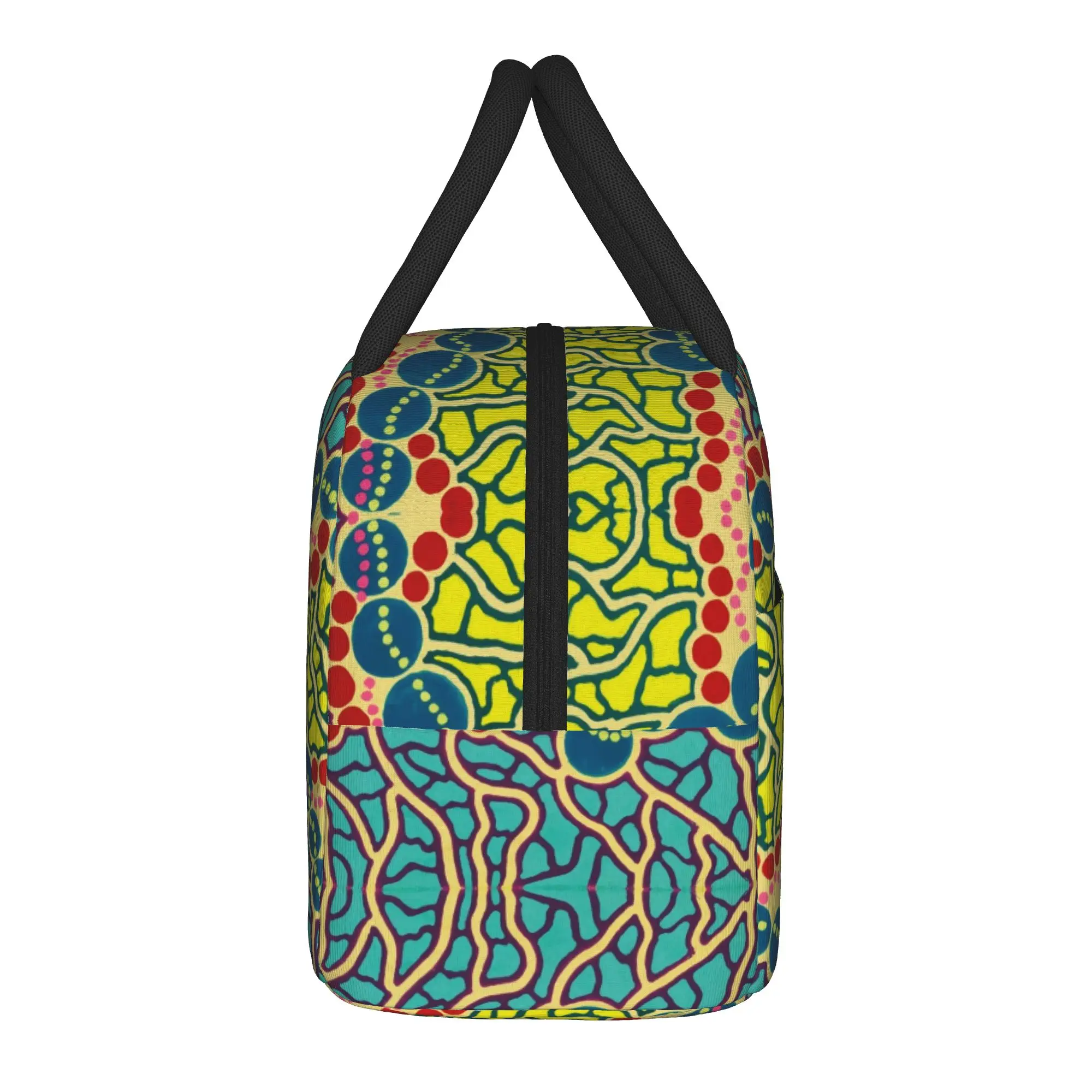 Yayoi Kusama Blue Insulated Lunch Bags Thermal Bag Reusable,Lunch Container Nordic Polka High Capacity Lunch Box Tote Travel