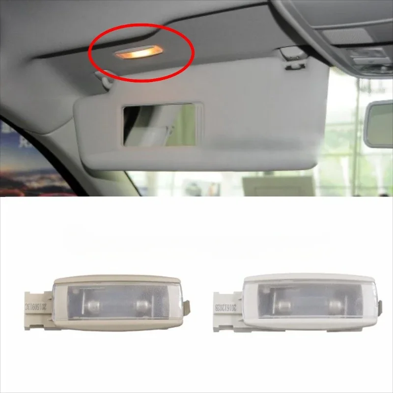 Sun Visor Light Reading Light Canopy Light with Bulb for Volkswagen Tiguan New Passat Golf 6 Sagitar Magotan