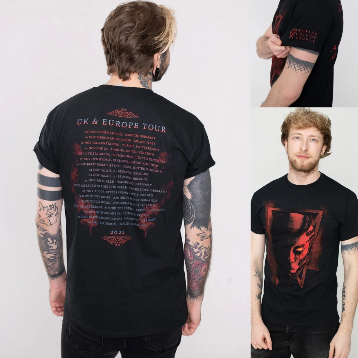 New Within Temptation Graphic Cotton T-shirt Unisex Summer Short Sleeve Fashion Brand Tee Luxury Casual Vintage Tees - view 3