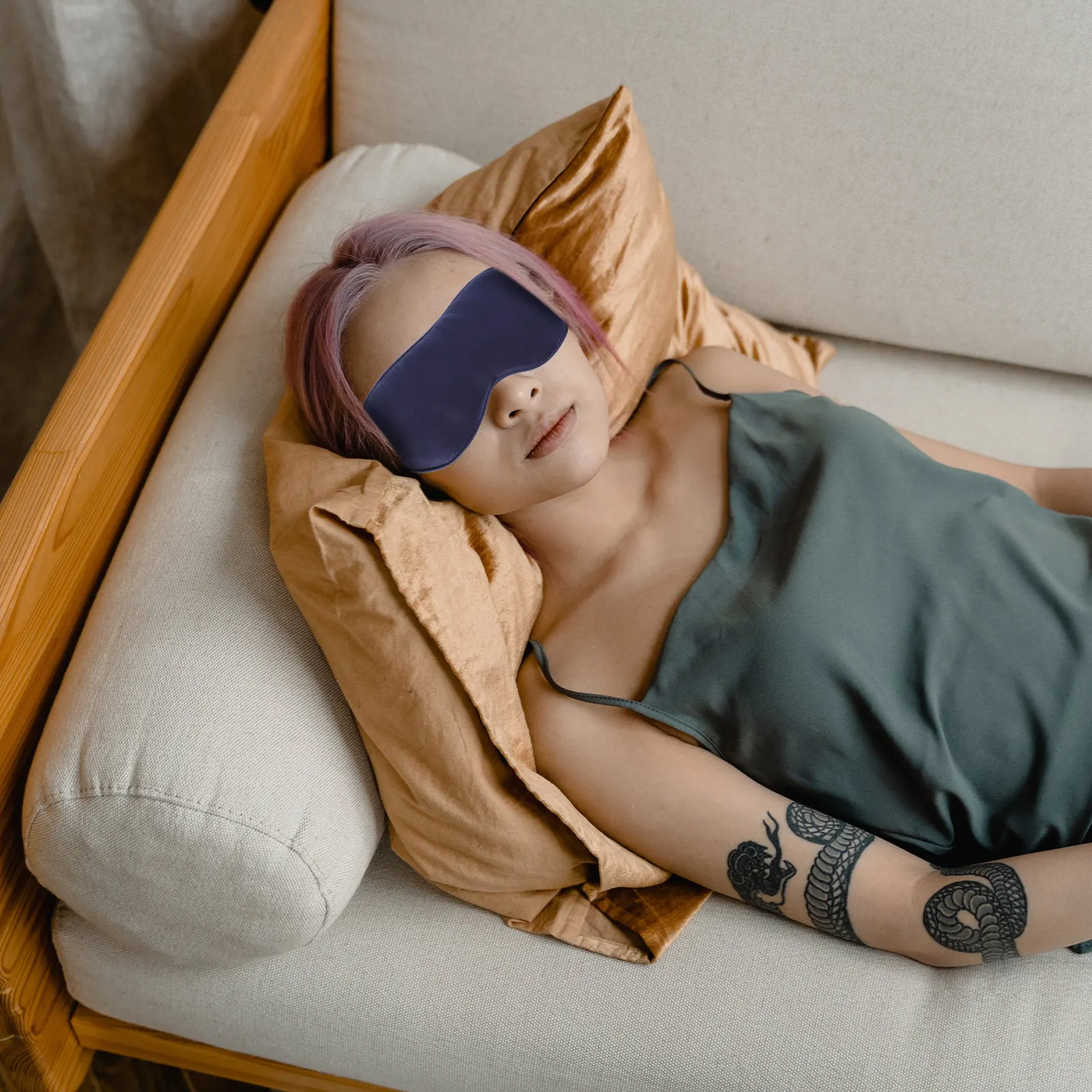 

2Pcs Silk Eye Masks Comfortable Mask for Adults Travel Sleeping Blindfolds for Better Rest and Relaxation
