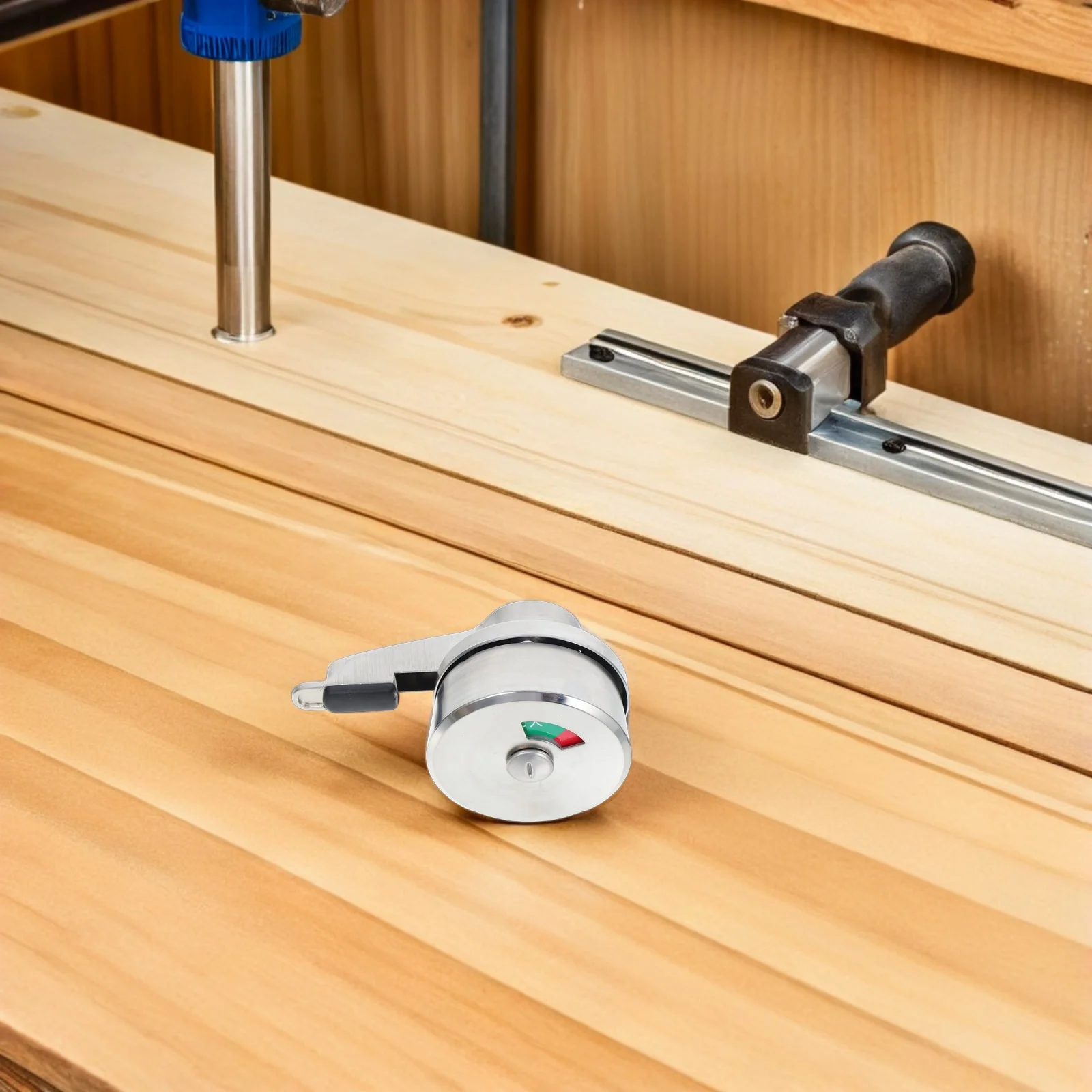 

Stainless Steel Bathroom Lock Indicator Vacant Occupied Keyless Privacy Door Toilet Restroom Office Apartment Warehouse