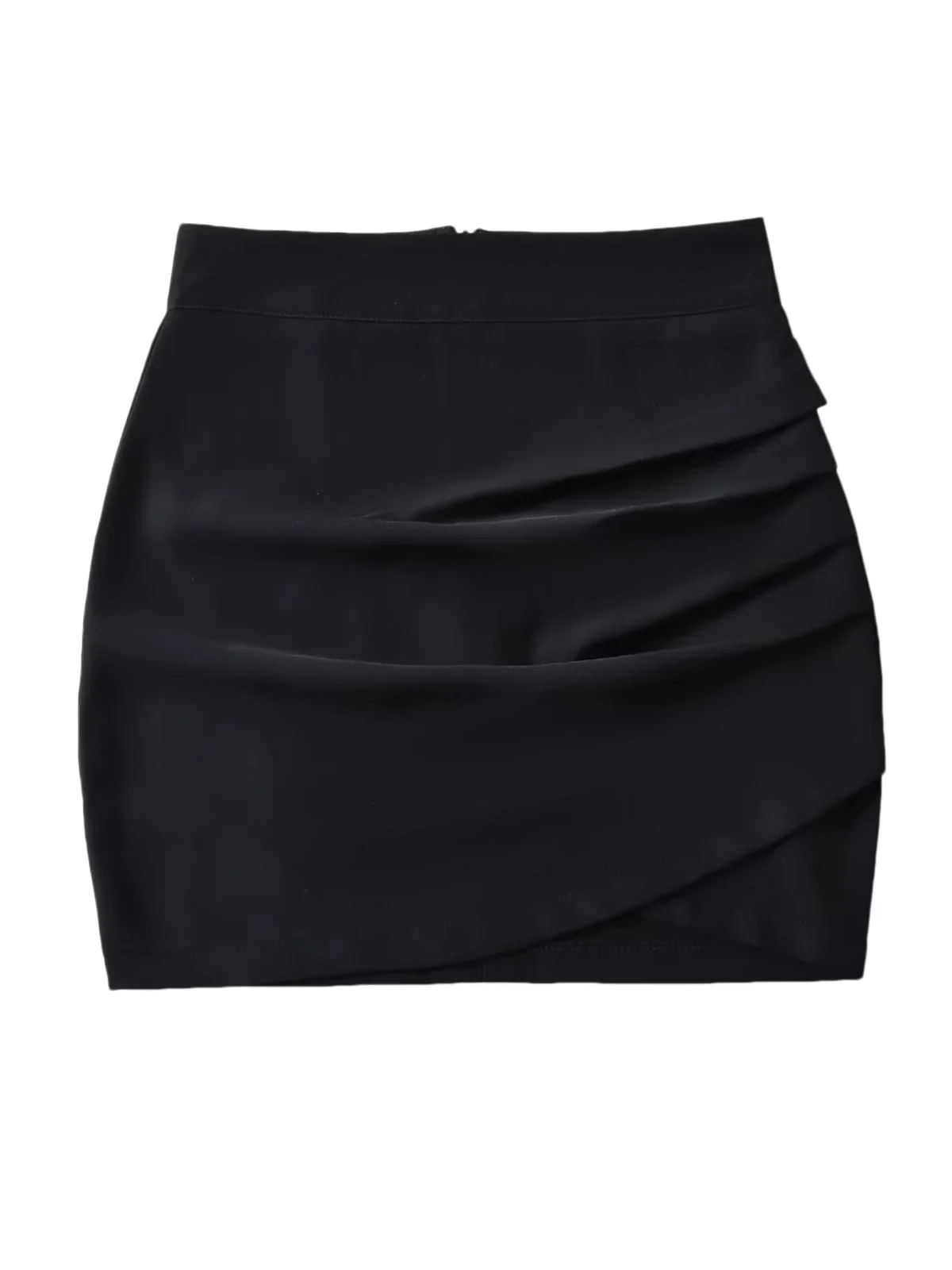 مثير مطوي عالية الخصر دعوى Sle تنورة المرأة التخسيس ort تنورة مكافحة الضوء المشي تنورة ارتداء اليومي Bodycon تنورة