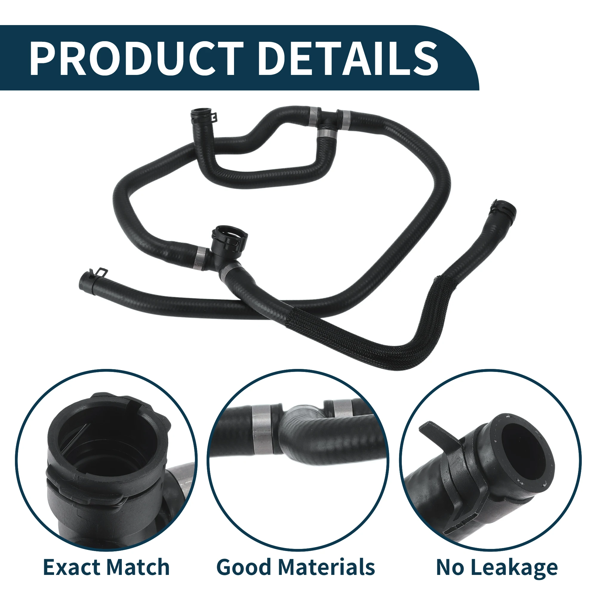 

UXCELL Шланг радиатора Шланг нагревателя Выпускной шланг радиатора No CV618C351DC для Ford Escape 1.6T 2013, резиновая водопроводная труба с подогревом