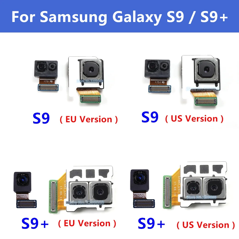 

Front Back Camera For Samsung Galaxy S9 Plus G960 G965 Selfie Frontal Small Rear Flex Facing Camera Module Spare Parts