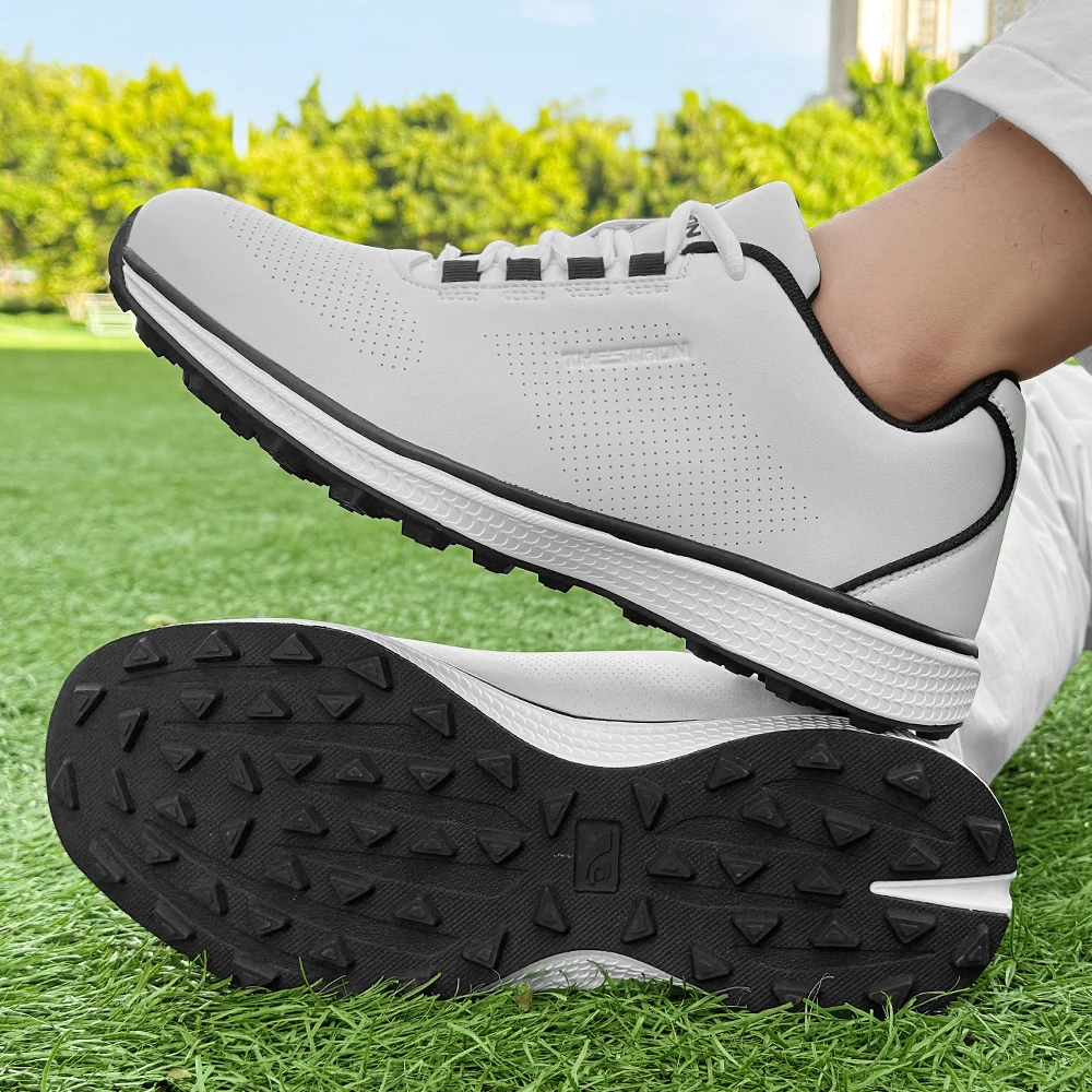 Ladies' Casual and Fashionable Nail Free Golf Outdoor Fitness Jogging Shoes, Women's Lightweight Plus Size Golf Shoes
