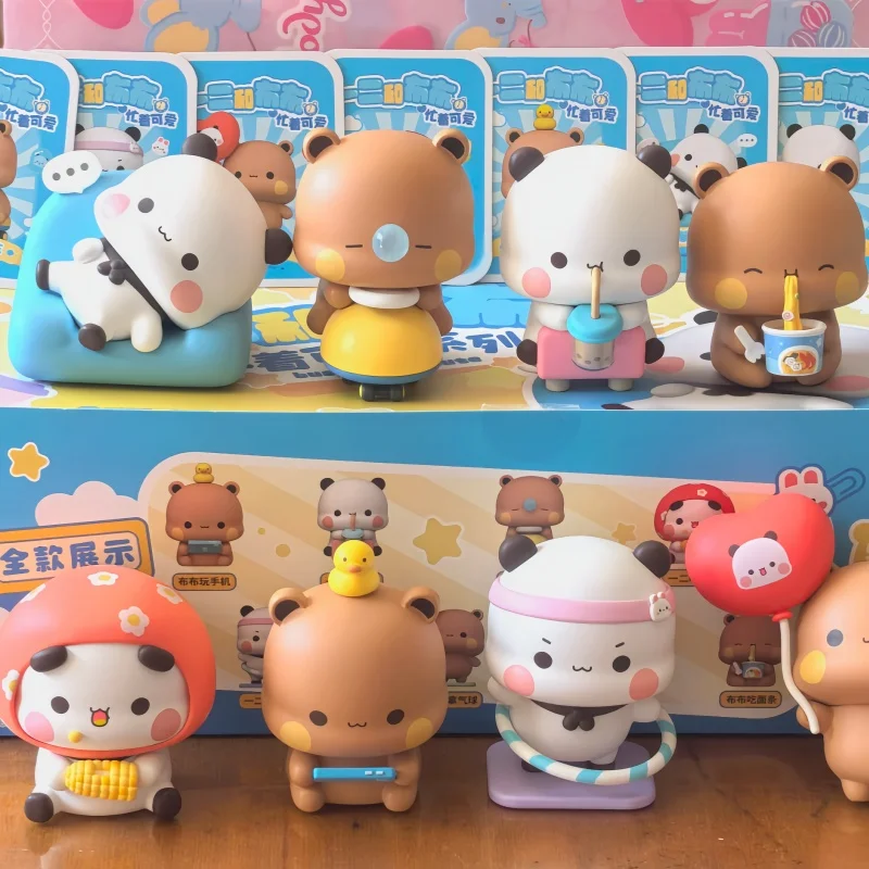 

New Cute Panda Bubu And Yier Blind Box Toys Official Original Panda Bubu And Dudu Busy With Cute Series Cute Surprise Kids Gifts