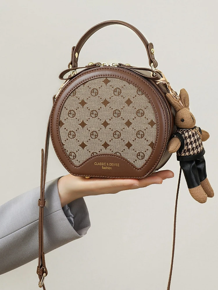 Fashionable Spring Summer Women's Handbag Versatile Crossbody Bag Lightweight Luxury Bag Single Shoulder Bag Printed Design