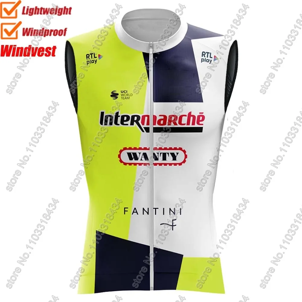 USA Team 2024 Wind Vest Windproof United States Cycling Vest Road Bike Jersey Sleeveless Clothes MTB Maillot Ciclisme