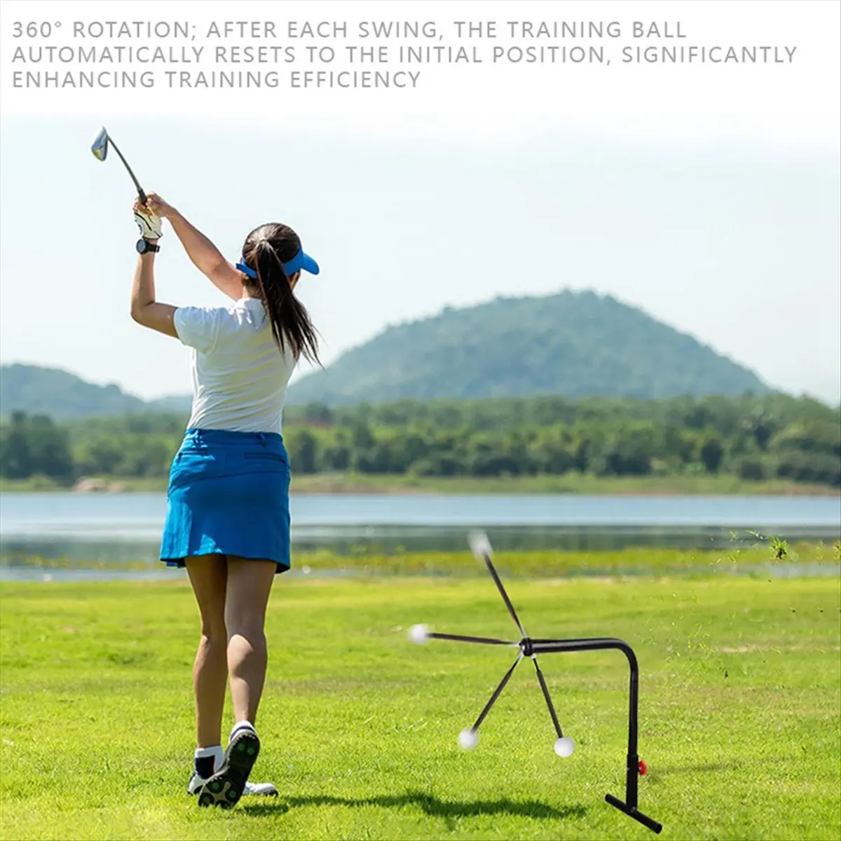 INABEZ Golf Swing Trainer Training Aids Golf Practice Swing & Hitting Training Aid Golf Swing Trainer Golf Accessories
