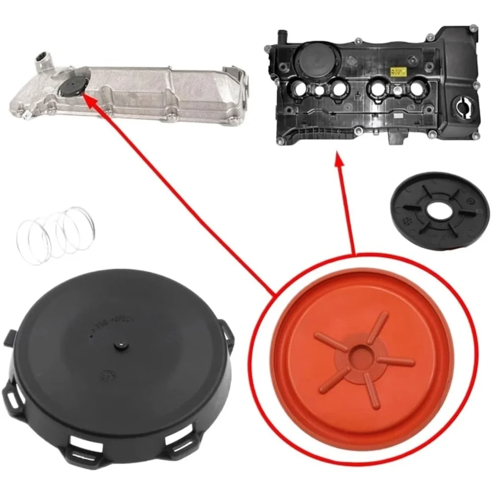 Engine Repair PCV Valve Cover Kit Factory Specification Perfect Match Easy Installation Valve Cover As Picture Shows