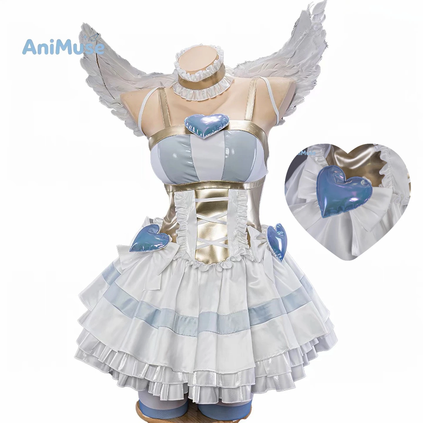 Pantystocking Stocking Anarchy Cosplay Costume Female S Full Set Halloween Carnival Comic Con AniMuse