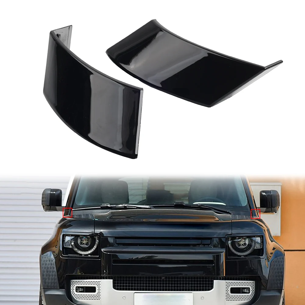 1 pièces noir voiture un pilier extérieur moulage panneau de garniture inférieur pilier garniture pour Land Rover Defender 2020-2023 LR174352 LR174351