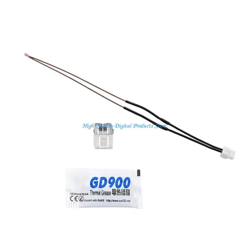 U2JE 10CM 3D Printer NTC100K Thermistor Temperatuursensor Voor P1P Serie Hoge Temperatuur Filament-300 ℃ hotend