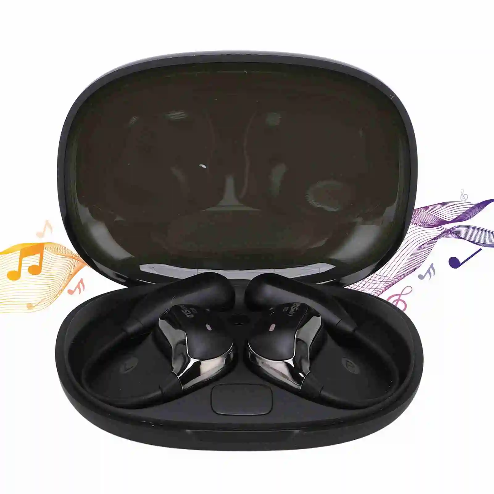 سماعات أذن مترجم لغة بلوتوث، عمر بطارية طويل، سماعات أذن مترجم لغة دقيقة من النوع C للموسيقى