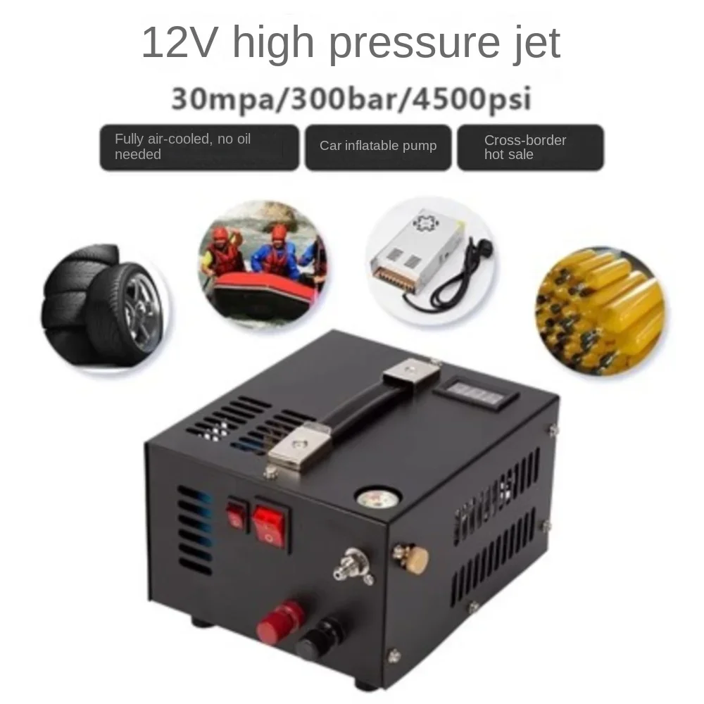 for  Refilling Air Compressor 300bar 4500Psi 30Mpa For Hunting Diving Air PCP Pump Car Pump Compressor Motorcycle Tyre