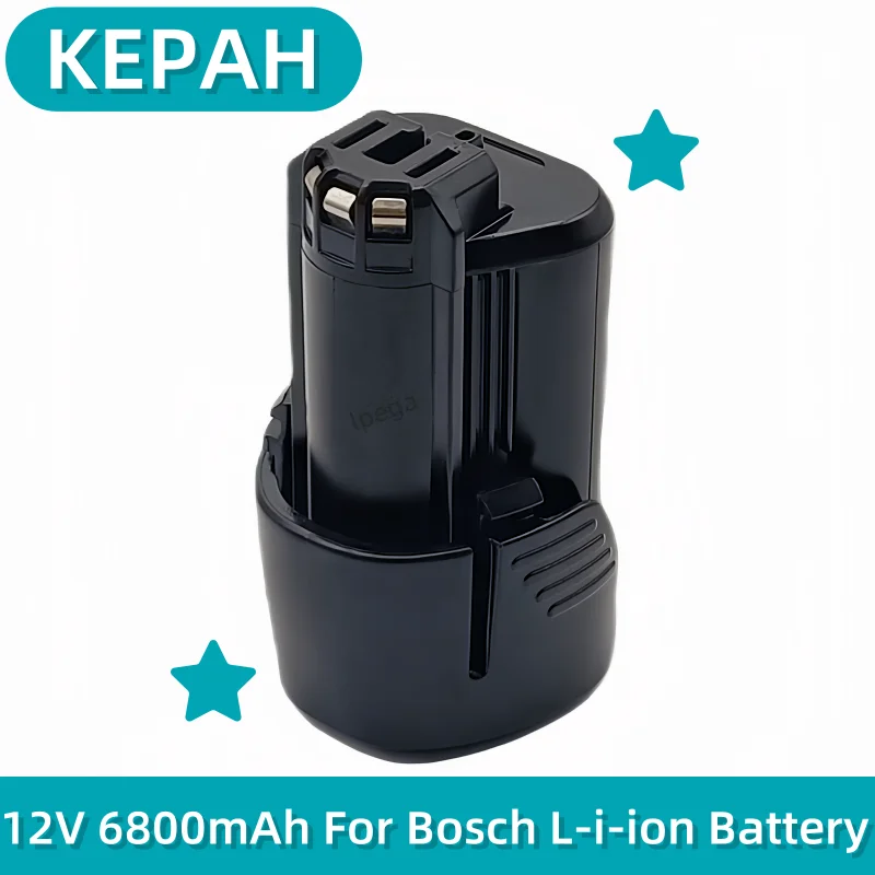 6800mAh 10.8V 12V Li-ion BAT411 Rechargeable Battery lpega BOSCH BAT412A BAT413A D-70745GOP 2607336013 2607336014 PS20-2 PS40-2