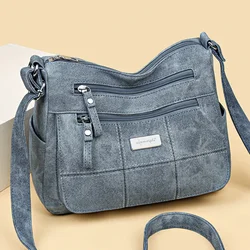 2024 High Quality Zipper Women's Bag New Trendy Shoulder Bag Versatile Casual Large Capacity Commuting Crossbody Bag 배송료 면제