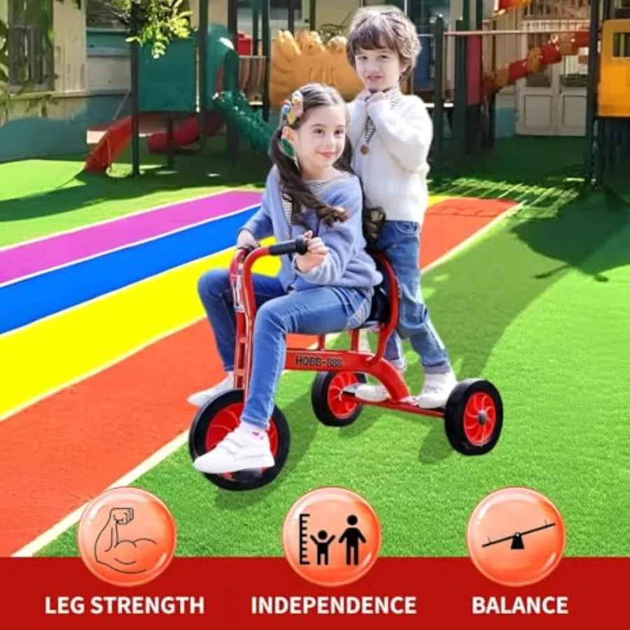 Triciclo per parco giochi in età prescolare Asilo nido Trike per bambini Bici per bambini per ciclisti dai 2 anni in su Tricicli per attrezzature per parchi giochi all'aperto