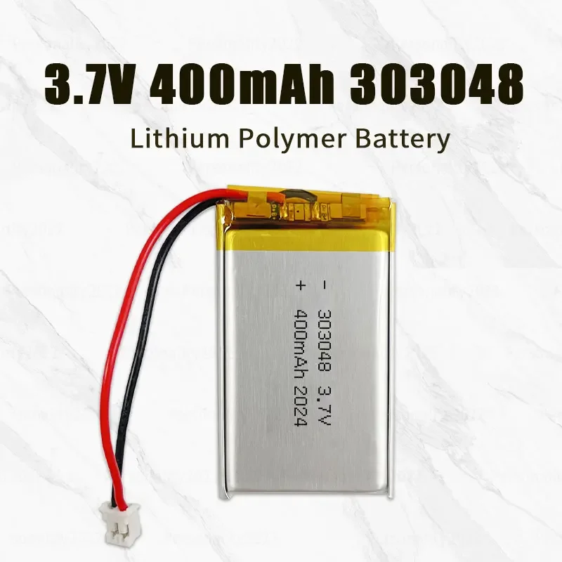 

1-10pcs 303048 303050 Lithium Battery 3.7V Li-Ion Batteries 400mAh Li-Polymer Cell for Loss Prevention Beauty Products Smart Bin