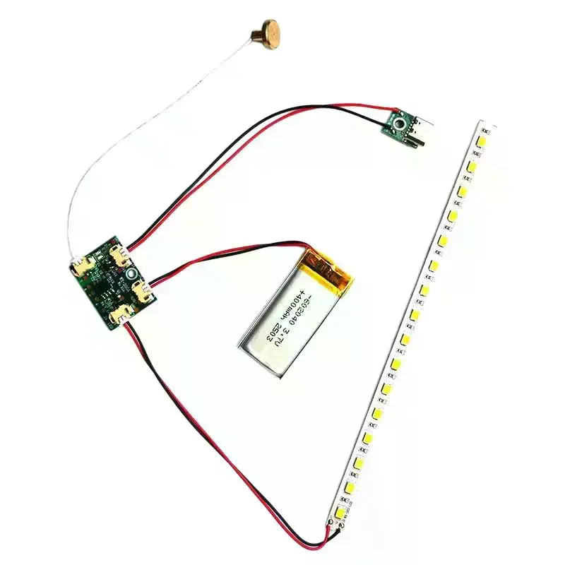 4Pcs 5V 2A Low Voltage Single/Dual Color Light Board Controller Rechargeable LED Touch Switch Module PCB