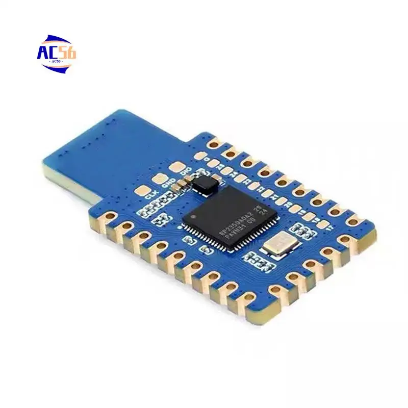 

Мини-макетная плата AC56-RP2350-One для микроконтроллера Raspberry Pi RP2350, USB-макетная плата Type-A, версия 4 МБ Flash