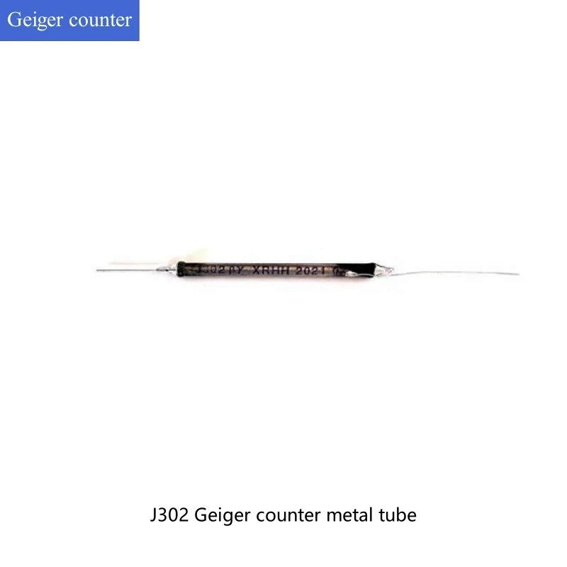 Tubo de metal de conteo Geiger J302 genuino, rayos gamma, detección de rayos beta de alta energía, tubo contador halógeno de paredes delgadas