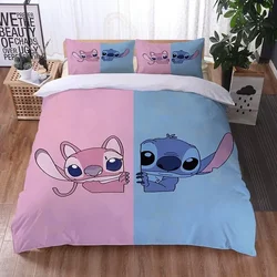 Dis Stitch Quilt Cover Pillowcase Bedding Three Piece Set Multi Size Quilt Bed Comforter Set Duvet Cover Anime Bedding Sets