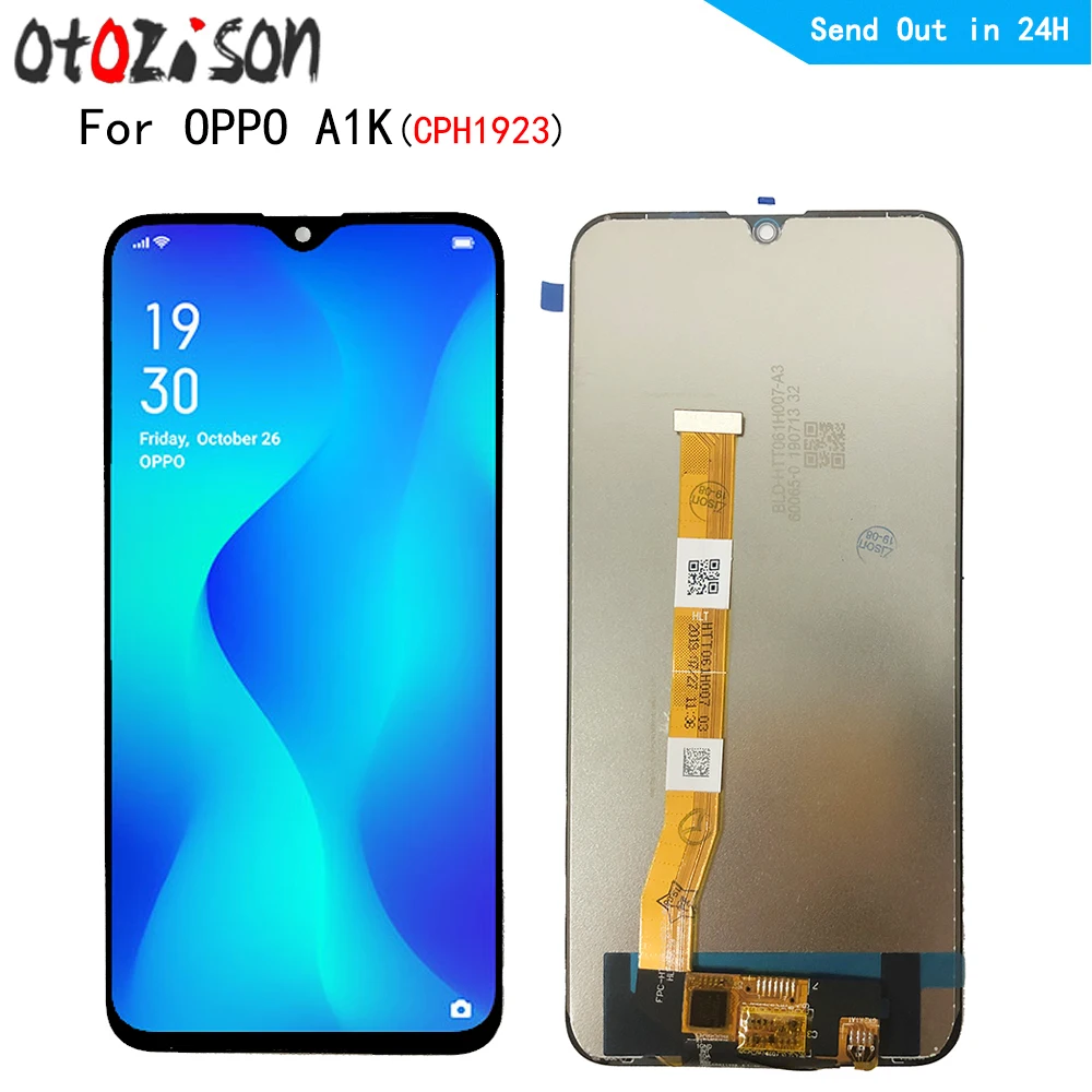 

IPS-экран 6,1 дюйма для Oppo A1k CPH1923, ЖК-дисплей, экран, сенсорная панель, дигитайзер с рамкой в сборе для OPPO A1K