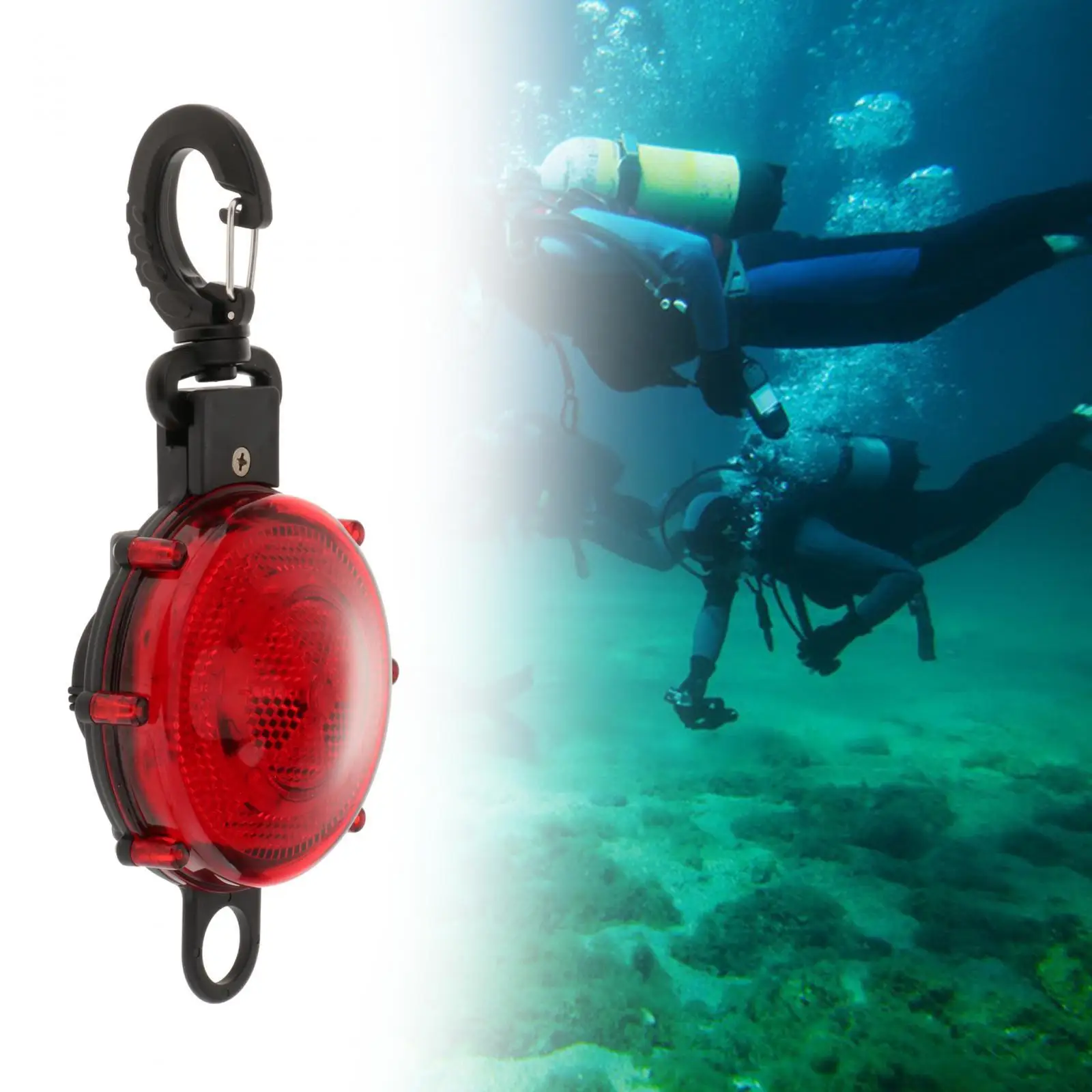 

Scuba Dive Strobe Light Submarine Night Dive Light Bright Professional Flashing Light Underwater Dive Light LED Flash Snorkeling