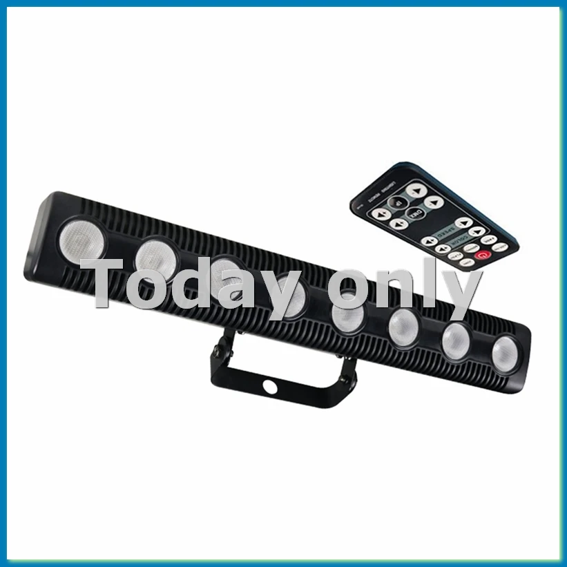 

8 LED RGBW 4IN1 Wall Wash Lamp DJ Disco Par Stage Light Effect for Dance Bar Holiday Decorate(US PLUG)-A09I