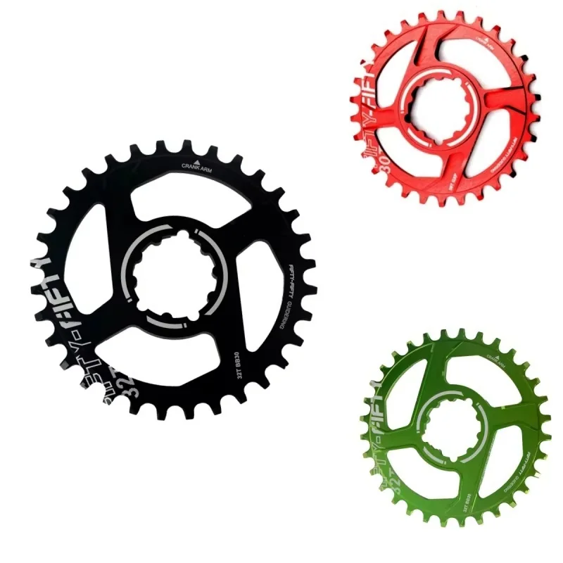 FIFTY-FIFTY MTB Bicycle Chainring 30-36T Bike Direct Mount Chain Wheel Offset 3MM Bicycle Crankset