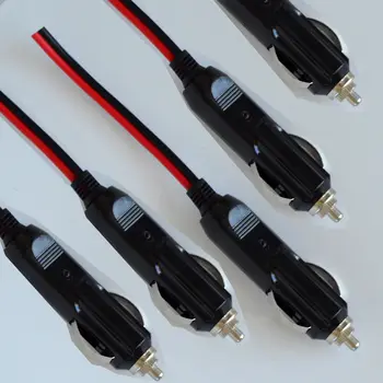 5個12V或24V車載點煙器插頭公頭帶指示燈車載點煙器插頭充電器轉接器 10 最佳銷售 12伏點煙器插頭燈 - №1