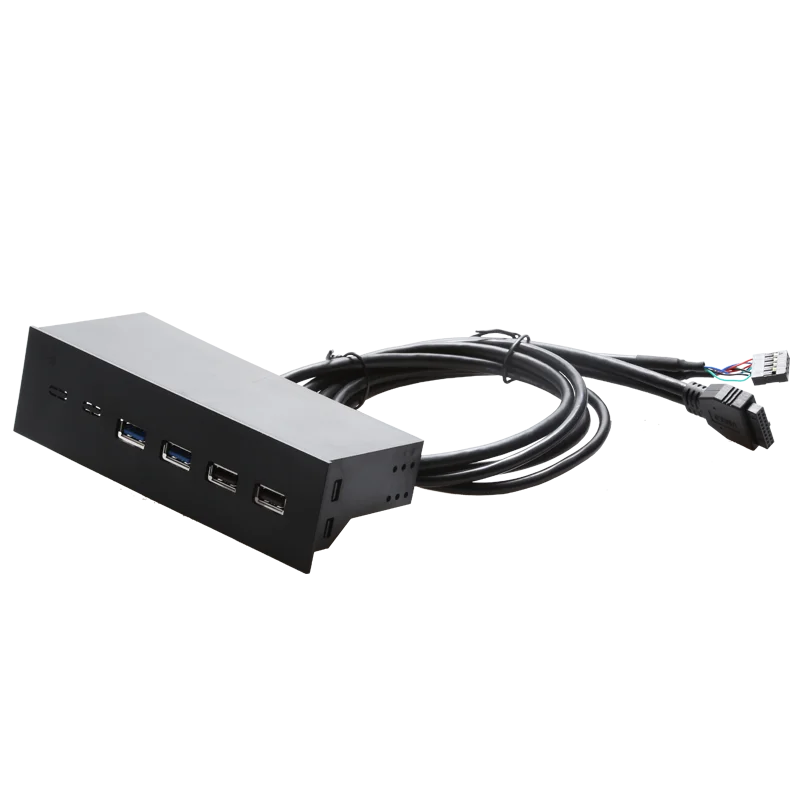 2 قطعة لوحة أمامية للكمبيوتر مقاس 5.25 بوصة مع 2 USB3.0 2 USB2.0