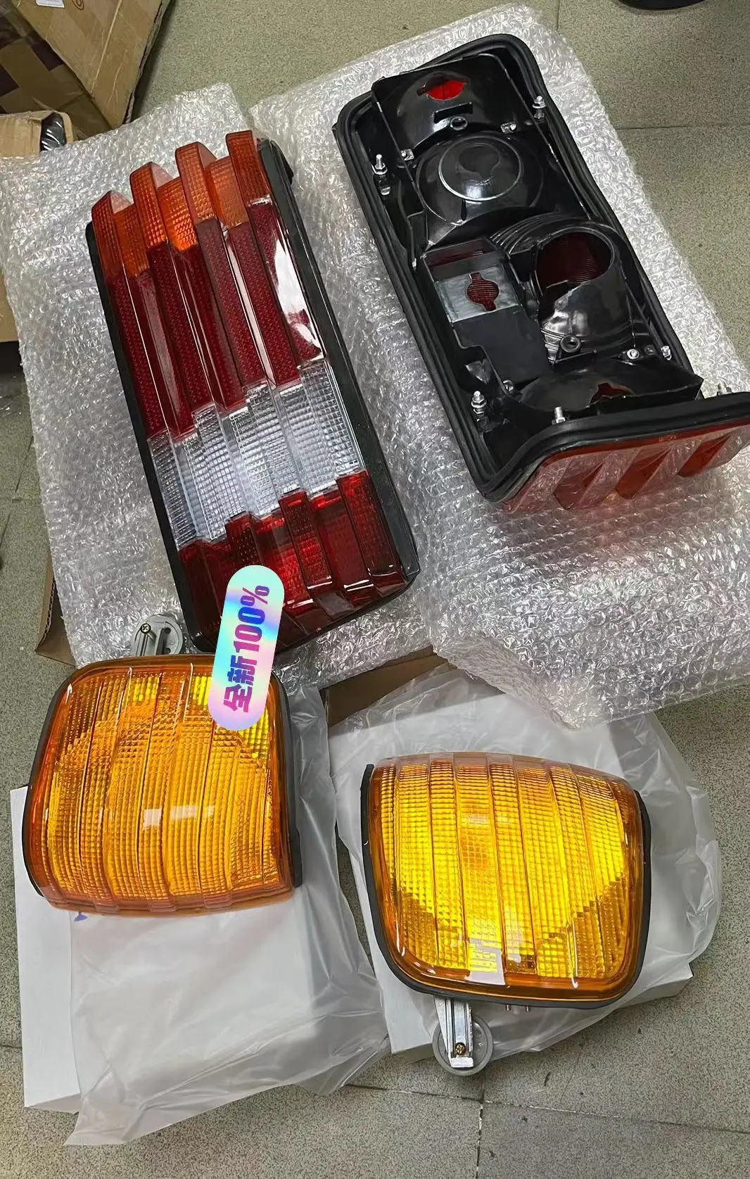 coner lamp and tail lamp for benz w126 total 4 piece