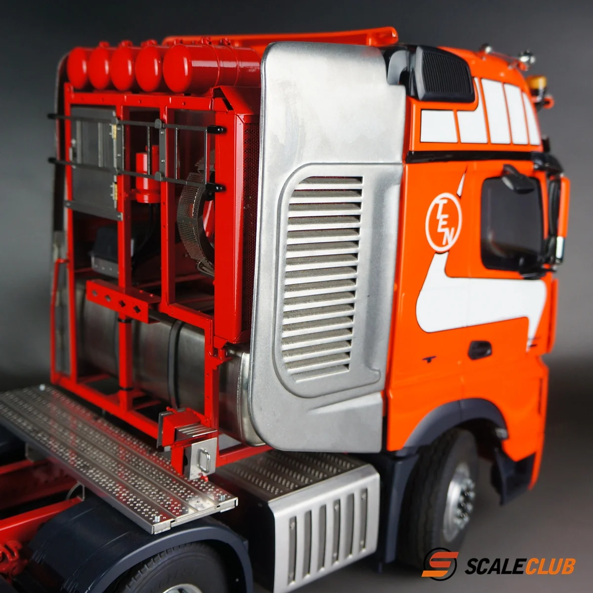 

Спойлер, боковая панель, стойка для оборудования SLT, металлическая для Benz 1/14 Tamiya RC, пульт дистанционного управления, сверхмощный прицеп, детали самосвала